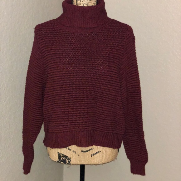 NWT Madewell Side-Button Burgundy Sweater sz S - Picture 9 of 11